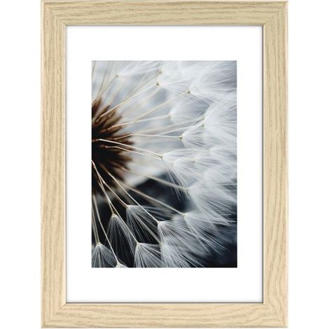 Cadre photo en plastique "Breeze", chêne, 15 x 20 cm