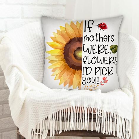 Housse de coussin 45x45 cm en polyester élégant pour décoration de maison et de chambre à coucher (1/5)