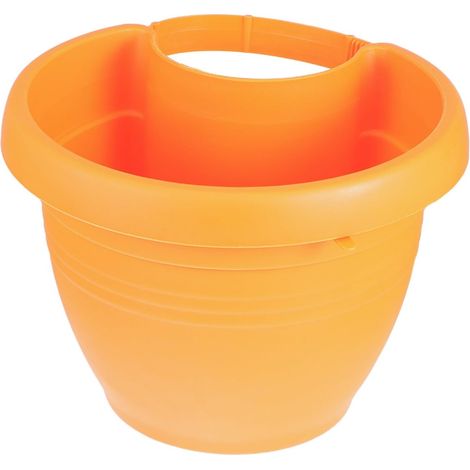 Jardinière murale orange BESPORTBLE, modèle tube pratique, légère et créative (1/5)