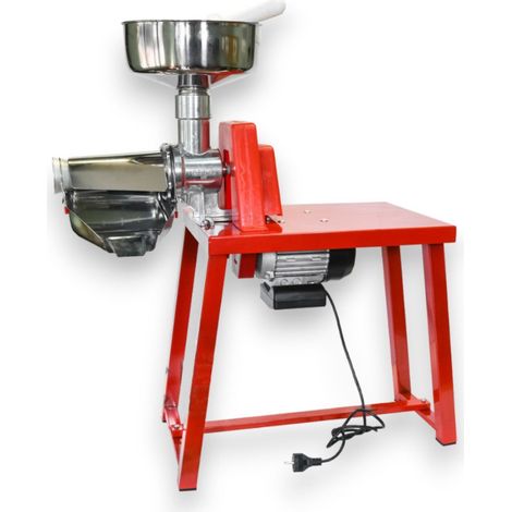 Passapomodoro spremipomodoro elettrico con banchetto e accessori inox per cucina (1/5)