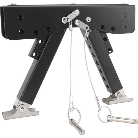Support d'échelle de camping-car pliable multifonction en acier robuste, stabilisateur de marche pour caravane (1/5)