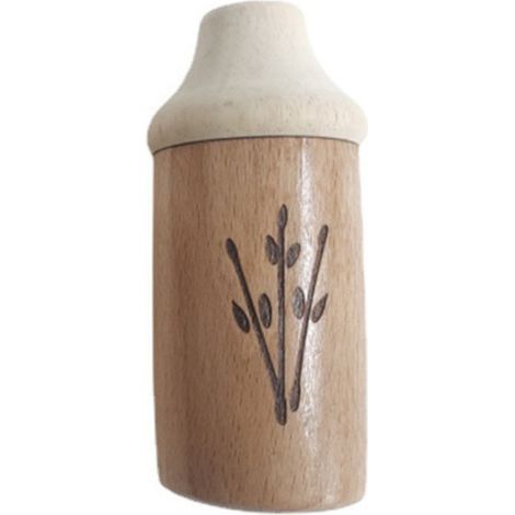 Maison Pour Colibris - Bois De Noyer Naturel - Forme Champignon - Dimensions 14 X 5 X 5 Cm - Pour Jardin Extérieur - 1 Pièce (1/5)