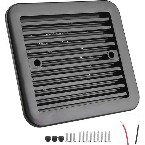 Ventilateur D Extraction - 12 V - 4 W - 3000 Tr Min - Volets Unidirectionnels - Pour Voiture Camping Car Tente - 1 Piece