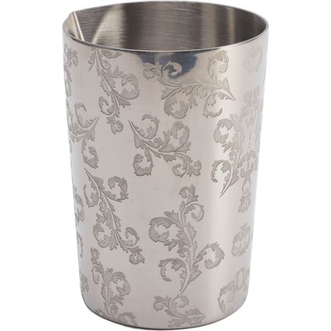 Cocktailglas aus Edelstahl 304, graviert und hitzebeständig, für Barkeeper. (1/5)