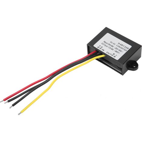 Convertisseur de tension réducteur DCDC 36V/48V vers 12V 8A, module d'alimentation transformateur abaisseur (GYVRM-K481208)