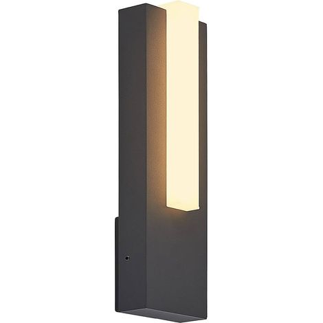 LED-vägglampa utomhus "Virgalia " aus aluminium / grå / zink von Lucande