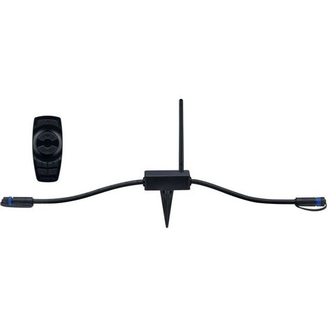Paulmann Plug & Shine Controller Outdoor schwarz mit Fernbedienung Plug & Shine Beleuchtungssystem
