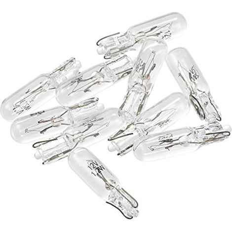 Lot de 10 ampoules LED T5 W1,2W blanches 12V CC pour voiture (1/4)