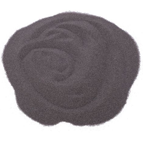 Oxyde d'aluminium brun granulé réutilisable pour sablage abrasif, poudre incisive de polissage et meulage, 1 kg, grain 180. (1/5)