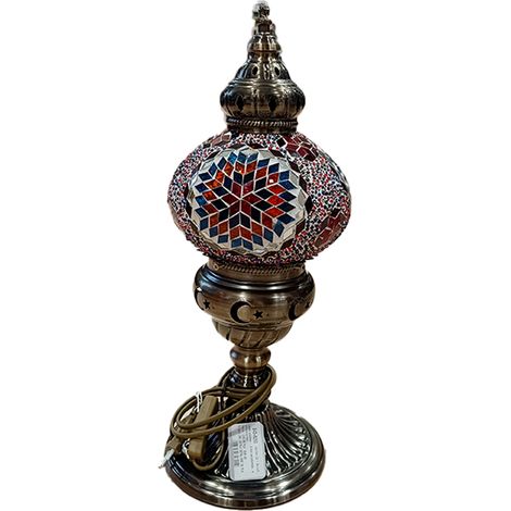 Lampada da tavolo - paralume singolo multicolore