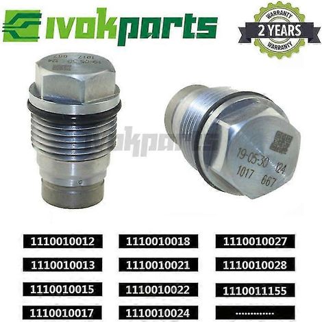 Soupape limiteuse de pression de rampe d'injection hydraulique pour Hyundai Libero Porter H-1 Kia Sorento 2.5 CRDi 1110010017 F00R000741 (1/5)