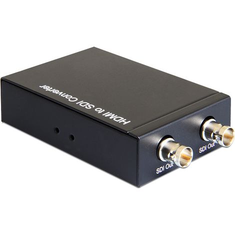 DeLOCK 93238 cambiador de género para cable HDMI-A 2 x BNC Negro (1/3)