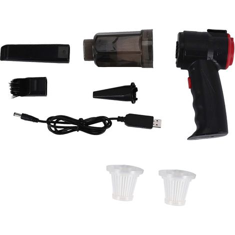 Multifunktionaler, kabelloser 150-W-Autostaubsauger, leistungsstark und tragbar, für Zuhause und Auto. Mini-Staubsauger mit zwei Einsatzmöglichkeiten. (1/5)