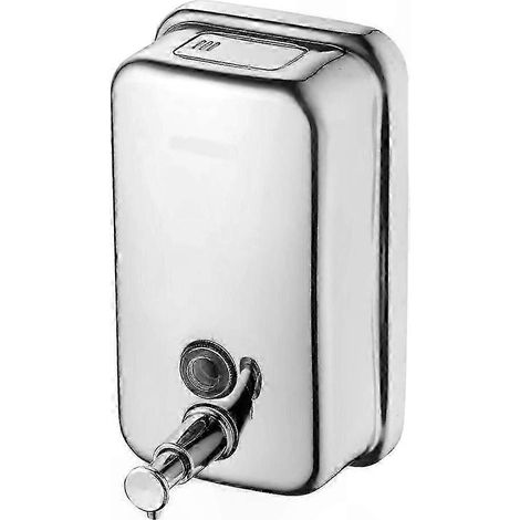 Wandseifenspender aus Edelstahl für Küche und Bad, 1000/800/500 ml, Pumpe für Geschirrspülmittel und Handseife (1/5)