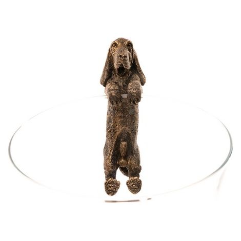 Basset Hound Plant Pot Hanger - L11 x W5.5 x H4.5 cm
