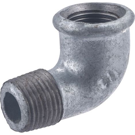 Codo Galvanizado 90° Macho Hembra QUICK PLOMBERIE - Macho Hembra 1/2