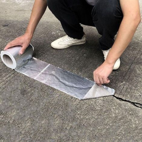 Ruban d'étanchéité butyle - Unbrand - Aluminium butyle - Largeur 5 cm - Résistant aux hautes températures (1/3)