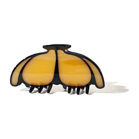 Cute New Creative Stained Glass Lamp Hair Claw Retro Stained Glass Hair Claw - F -