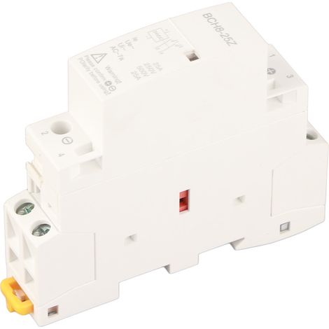 Contacteur silencieux 25 A CC BCH8-25Z 2NO pour systèmes de contrôle intelligents domotiques et hôteliers