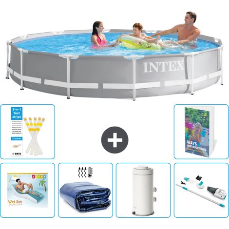 Prism Frame Pool Rund - 366x76 cm - 7-teilig S87