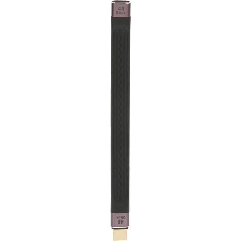 Câble USB-C 40Gbps Mâle/Femelle PD 100W, Charge Rapide Durable FPC Double Tête (1/5)