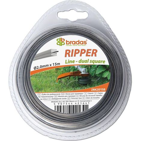 Fil de coupe bradas Ripper Dual transparent 15 mètres