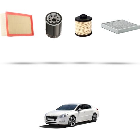 Kit tagliando 4 filtri compatibile con Peugeot 508 2.0 BlueHDI 110kw Dal 2014 (1/5)