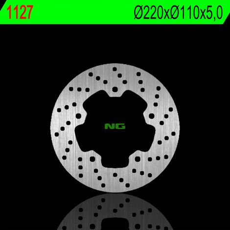 DISCO DE FRENO TRASERO SYM 125-300cc 2005-2018 (Ø2250x5mm, 5 agujeros 10,5mm)