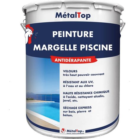 Peinture Margelle Piscine - Pot 1 L    - 9017 - Noir signalisation - Metaltop (1/5)