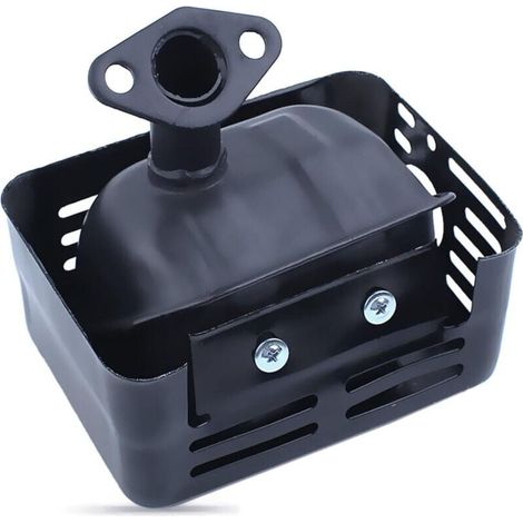 Kit de silenciador de escape ZVD para Honda GX200, GX160, GX120 y GX140. ADEFOL - Escape con tubo, junta y bujía. Piezas de repuesto para silenciador de motor. (1/4)