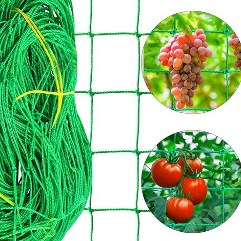 CCYKXA Sturdy Trellis for Cucumbers, Tomatoes and Climbing Plants, Reinforced Garden Fencing with 10cm Mesh, Training Support for Greenhouse, Garden and Terrace (1.8x5m) (1/5)