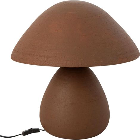 Lampe à Poser en Céramique "Quinn" 50cm Marron (1/5)