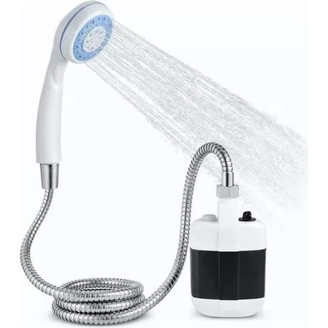 Douche portable extérieure 2200 mAh - Douche de camping pour la randonnée - Voyage, Plage, Animaux de compagnie, Douche de camping portable (1/5)