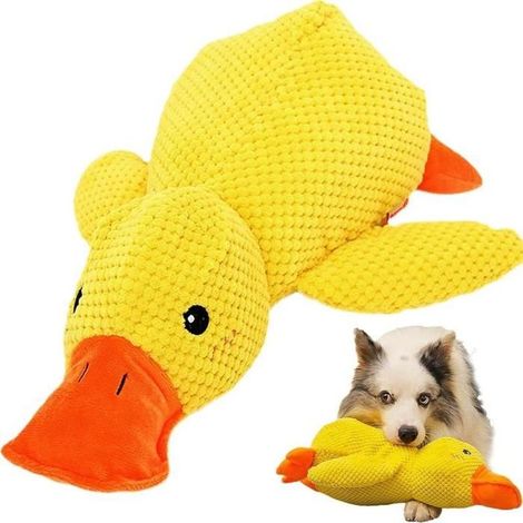 Jouets pour chiens indestructibles, peluches adaptées aux chiens qui aiment mâcher et jouets pour chiens qui couinent et qui ne s'abîment pas facilement. (1/4)