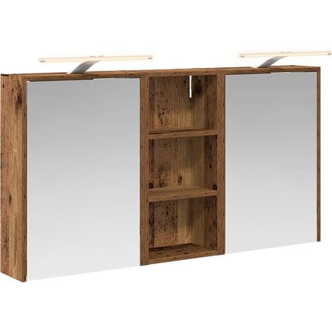 Bathroom Cabinet Set 3 pcs 116 x 16 x 62.5 cm Engineered wood vidaXL