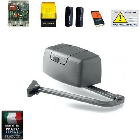 Kit Automazione Per Cancello 1 Mono Anta Battente Braccio Snodo Articolato 230v