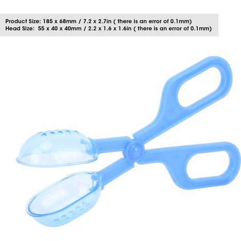 Outil d'alimentation et de nettoyage des reptiles, pince de Terrarium amphibien pour araignée grillon (bleu) (1/5)