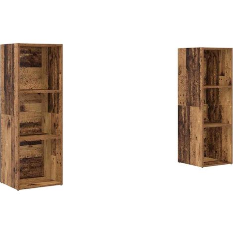 Maison Exclusive - Conjunto de mueble de TV 2 pcs Madera Vieja 10 (1/5)