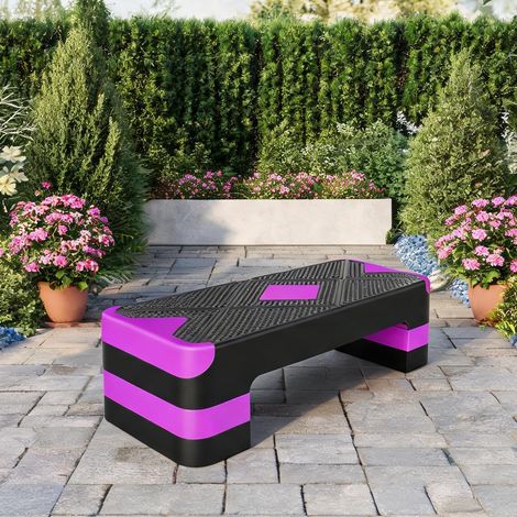 Stepper purple en polyethylene 68,5 x 28 x 10 cm (1/5)