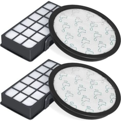 Lot de 2 filtres HEPA pour aspirateurs Rowenta Silence Force Cyclonic 4AAAA (modèle RO76xx) RO7681EA RO7691EA RO7690EA RO7649EA RO7647EA RO7663EA RO7676EA, filtre de rechange ZR903701 H24