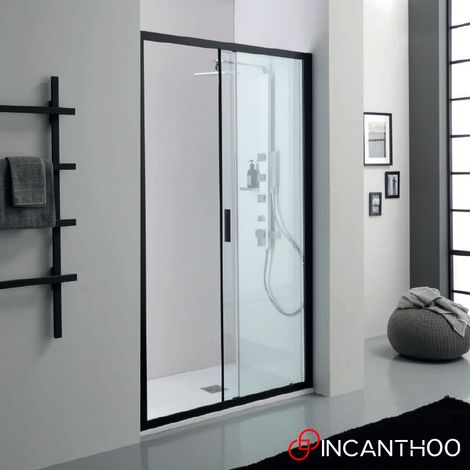 Bo x Doccia a Nicchia con Porta Scorrevole - Misura Porta: 140 cm - Reversibile (1/3)