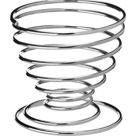 Supporto per portauovo sodo, acciaio inossidabile, cromato (1/2)