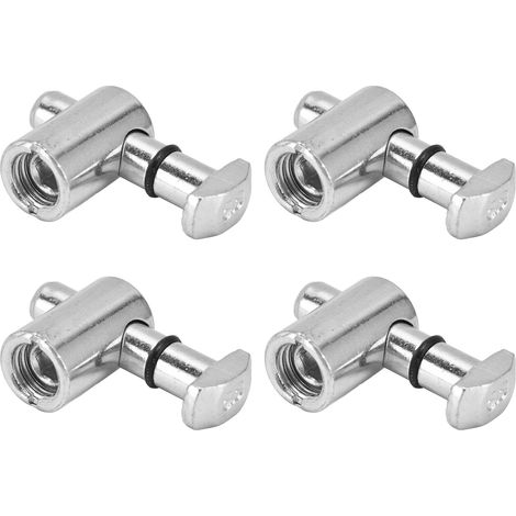 4 connecteurs de profilé à ancrage interne, norme UE 4545, universels, angle de rotation 0/180° (1/5)