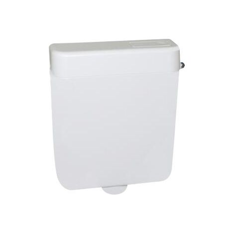Sanit 937 WC-Spülkasten weiß, tiefhängend mit Eckventil Spülmenge 6 l, 91.701.01..0000
