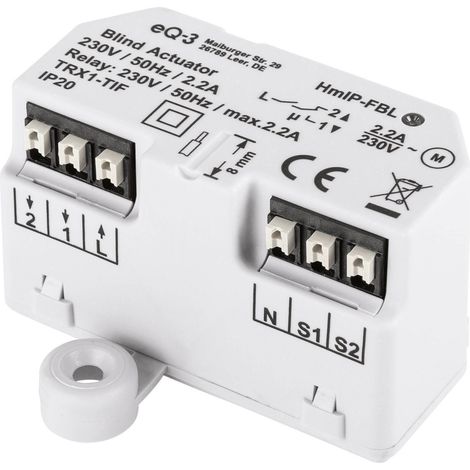 Homematic IP HmIP-FBL accessoires store/volet Transmetteur Blanc (1/5)