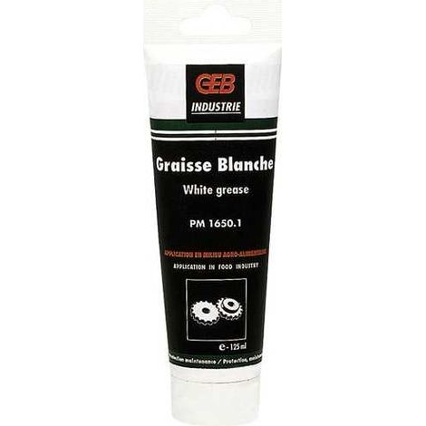 Geb Grasa blanca Lubricante alimentario tubo de 125 ml