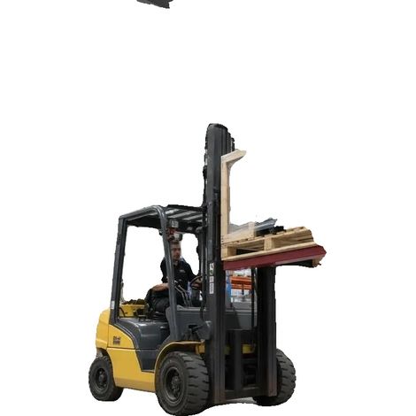 Prolunghe per forche per pallet, in resistente acciaio al carbonio Q235, portata 1.815 tonnellate, colore rosso. (1/2)