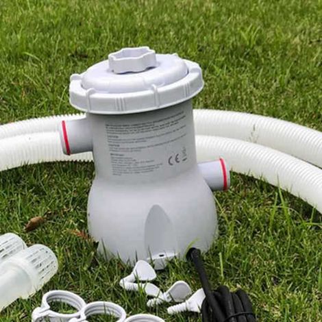 Schwimmbadwasserfilterpumpe (110–240 V), 330 Gallonen, 24-V-Wasserpumpe, Poolreiniger, Umwälzpumpe (1/4)