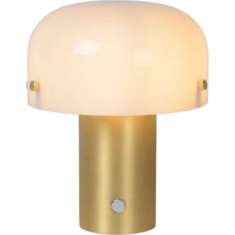 Lucide lampada da tavolo Timon E14 25W oro/bianco metallo (1/5)