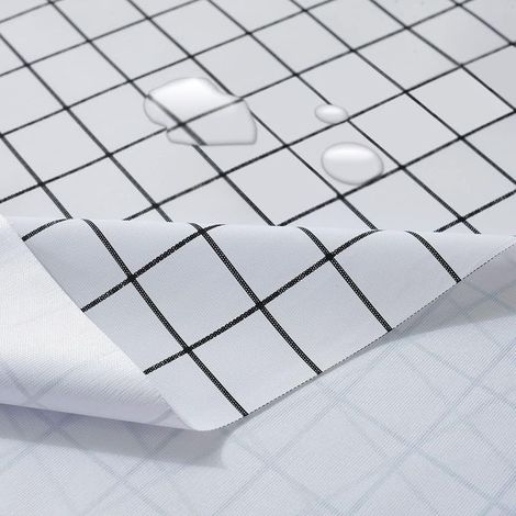 Rustique,Imperméable PVC Nappe de Table Rectangulaire Résistant à l'Huile Table Tissu(140x200cm) (1/5)